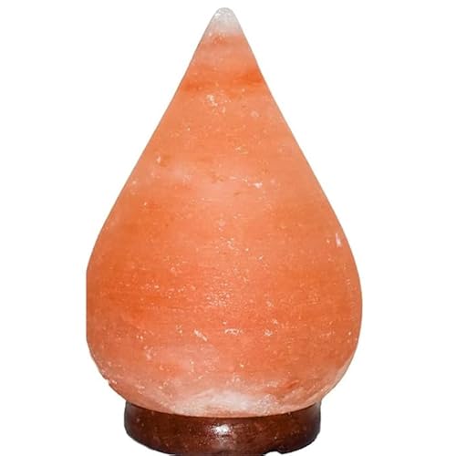 Classic Collection UK7 Ltd Salt Lamp 3 KG Pure Quality 100% Genuine Himalayan Crystal Rock Salt Lamp Natures Gift Full of Health Benefits, UK Corded Plug with Bulbs Included, Tear Drop Shape.