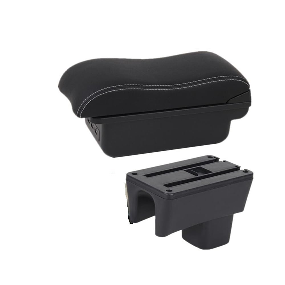 Yulegudi B2 Black White 3Usb Car Armrests For Suzuki For Swift 2005-2022 2023 2024