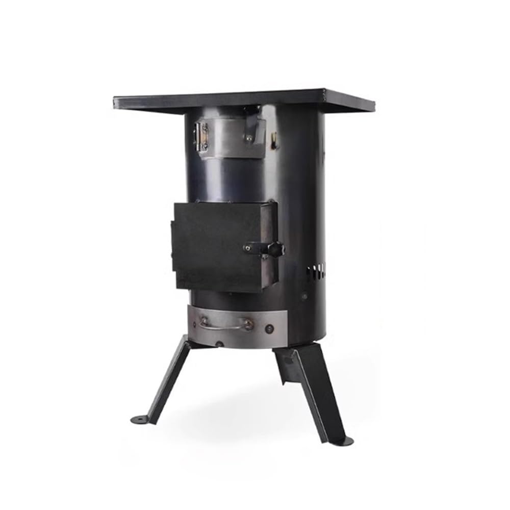 wood stove, camping wood stove Heating Stove Household Wood Burning Rural Winter Outdoor Camping Portable Mobile