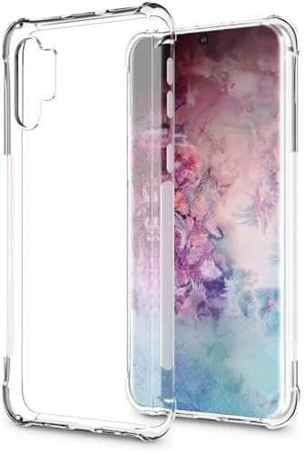 Image of BOXXO Flexible Back Cover for Samsung Galaxy Note 10 Plus /Galaxy Note 10 Pro | Transparent Case | Clear Shockproof Case Four Corner Protection & Raised Camera Guard