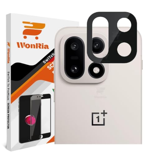 Image of WonRia Pack 1- Back Camera Glass Protector for OnePlus 15 5G Camera Protector Guard [3D Premium] - Black
