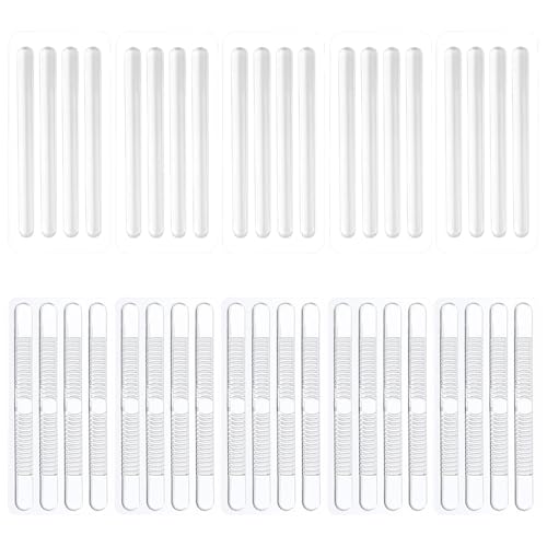 TRKETK 40 Piezas Almohadillas De Talón Autoadhesivas Protección Silicona Transparente Antidesgaste Confort Invisible Reducir la Fricción para Zapatos de Mujer Sandalias de Tacón Alto