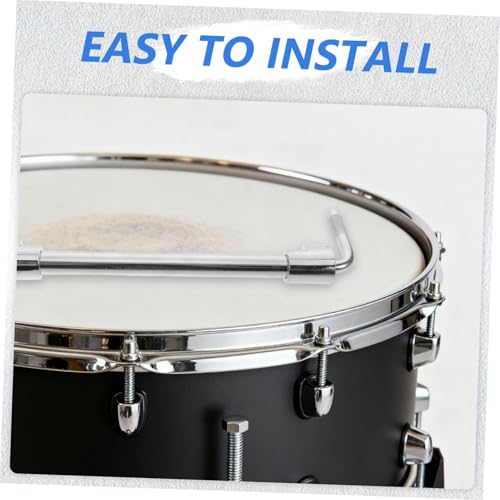 Abrazadera para cowbell de alta resistencia para baterías, con ajuste preciso de ángulo y altura, accesorio metálico para batería de gira y actuación miniatura 5