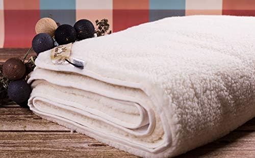 mattress topper sheet protector underblanket extra thick mattress pad cover woolmark under blanket (100 x 190 cm) twin