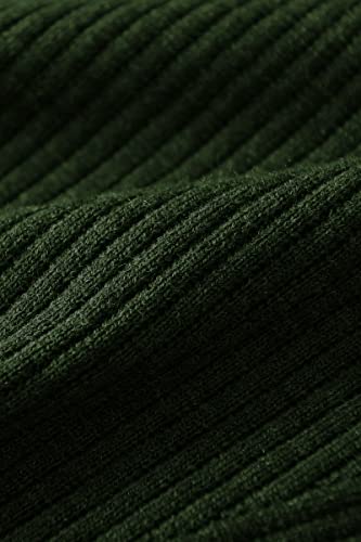 Zhili Zhilifs Mens V-Neck Knitted Sweater Sleeveless Pullover Knitwear Vest Solid Plain Loose Fit All Match Sweater Tops_Dark Green_Xxxx-Large #TOP3