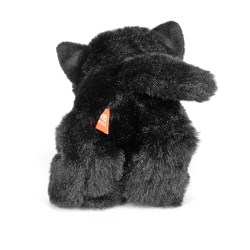 Wild Republic 18089 Plüschtier, schwarz, Schwarze Katze, 15 cm