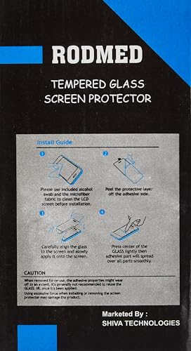 Image of HD Tempered Glass Screen Protector Compatible For iQOO Z6 44W With Edge To Edge Coverage And Easy Installation Kit
