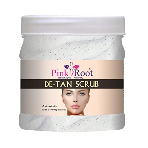 Image of Pink Root Charcoal Cream 500gm with De-Tan Scrub 500gm