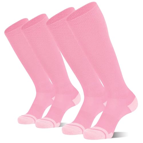 Image of CS CELERSPORT 2 Pack / 3 Pack Baseball Socks for Youth Kids and Adult Softball Soccer Socks Over the Calf Tube Socks