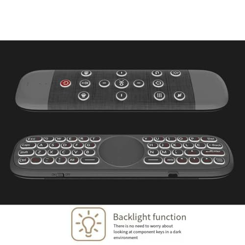 Clavier sans Air Mouse Q40 doté d'un gyroscope réactif et d'un micro pour commande vocale - 5