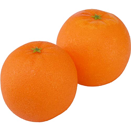 Zeayea 24 Pcs Artificial Oranges, Decorative Fake Oranges For Decoration Lifelike, Realistic Fake Fruit Oranges For Christmas Home Kitchen Festival Party Decoration #TOP3