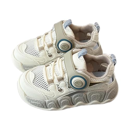 Kids Casual Sports Shoes Children Footwear Boys Girls Running Sandals Breathable Net Sneakers Students Shoes Beige