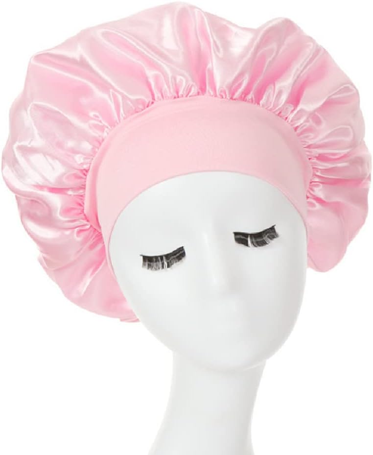 Pink Satin Bonnet