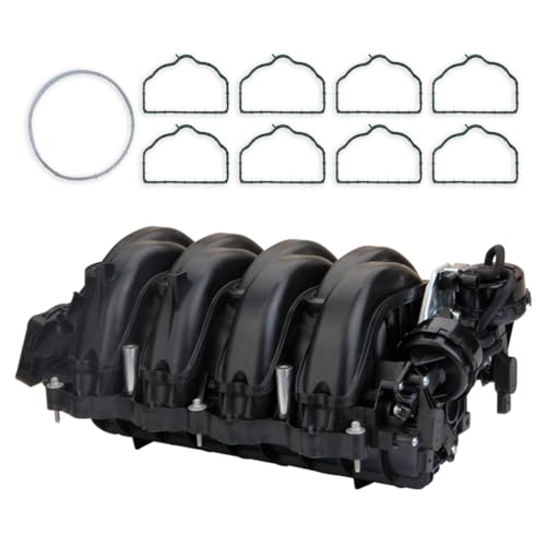 Intake Manifold with Gaskets Compatible with 2015-2017 Ford F-150 5.0L V8 Direct Replacement for OE Part Numbers FL3Z-9424-J FL3Z-9424-B FL3Z-9424-E and FL3Z-9424-F