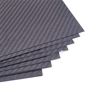 400mm X 200mm Real Carbon Fiber Plate Panel Sheets 0.5mm 1mm 1.5mm 2mm ...
