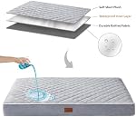 BFPETHOME Orthopedic Dog Beds for Large Dogs, Extra Large Waterproof Dog Bed with Removable Washable Cover, Egg Crate Foam Pet Bed, XL Dog Crate Bed