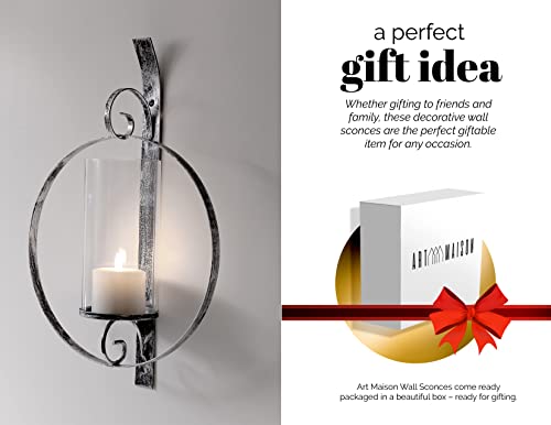 Art Maison Orbit Ii 12" X 19", Medium, Silver #TOP7