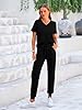 MASCOMODA Womens 2 Piece Outfits Summer Casual V N... #4