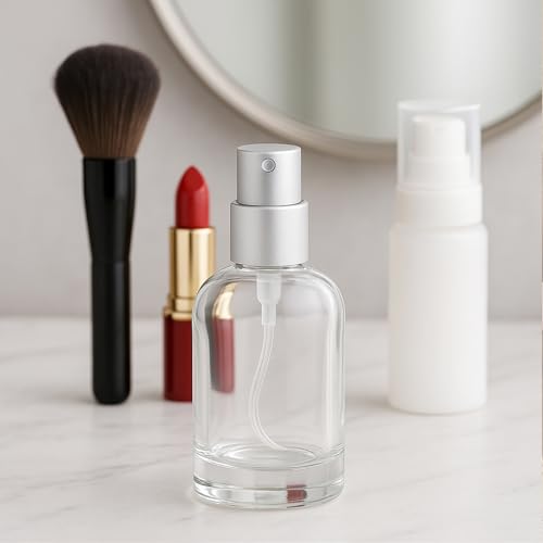 4 Envases Atomizadores de Vidrio Claro 30 ml Pack miniatura 4