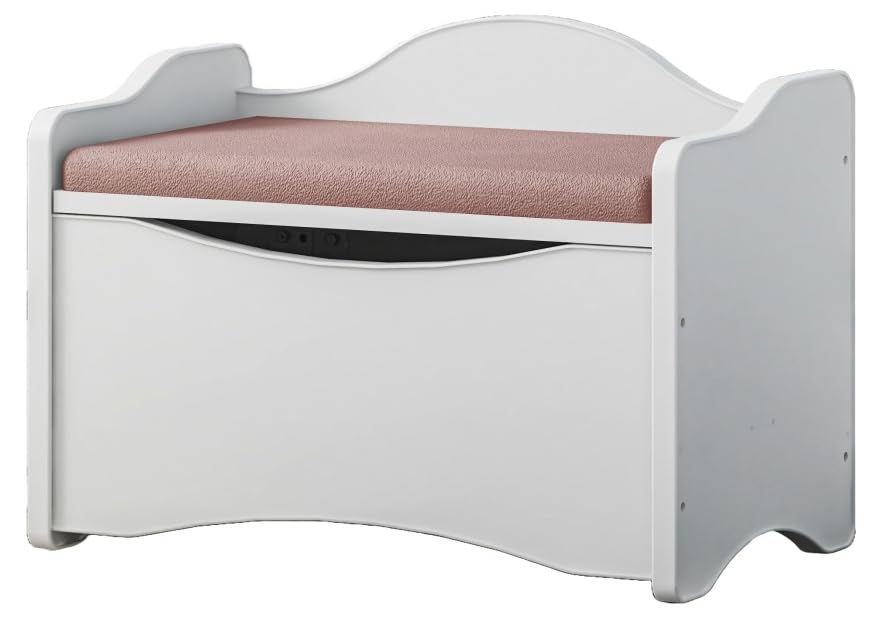 kinderzimmer bank aufbewahrung BDW Sitzbank mit Stauraum - Aufbewahrungsbox mit Deckel - für Kinderzimmer, Kindergarderobe - Schuhbank mit Sitzfläche, Spielzeug Aufbewahrung, Spielzeugkiste, ChatGPT-XXX Farbe:Weiss / Kapitänsblau ABUS YARDO Fingerprint 7807F