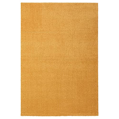 Ikea Langsted Rug Low Pile Yellow 4 ' 4 'x6 ' 5...