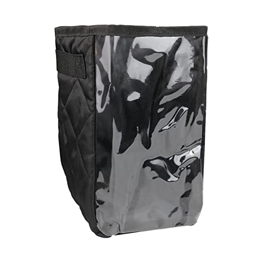 電動車いすコントロールパネルカバー レインカバー 車椅子用アクセサリー ブラック, 黒, 15.5x14.5x25 cm