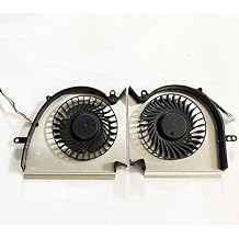 CPU+GPU Cooling Fan Replacement for MSI GE75 Raider GP75 GL75 WE75 MS-17E7 MS-17E5 MS-17E4 MS-17E2 Series Laptop PABDD06015SL N414 N417 DC5V 0.55A Fan