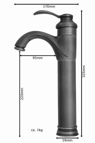 Retro Bagno Lavabo Miscelatore Monocomando