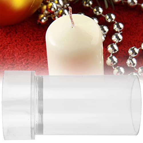 TARSHYRY Vela S, Pilar Candle Consejo Cabras de Vela Transparente de Plástico con Cubierta de Metal (columna del techo de la iglesia 5 * 10)