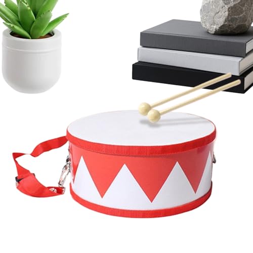 Tambour pour éducation précoce avec sangle réglable instrument percussion en bois