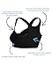 CAREFIX Alice Post Surgery Compression Bra w/Adjustable Straps | Post Surgical Bra Front Closure | Breast Surgery Recovery Bra | Seamless Postoperative Bra | Post Surgery Bras for Women Black