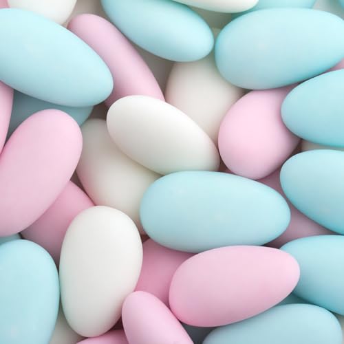 Baby Mix Luxury Italian Sugared Almonds - For Weddings Favours Baby Showers & Party Bags - 50 or 100 Pack (50 Pack)