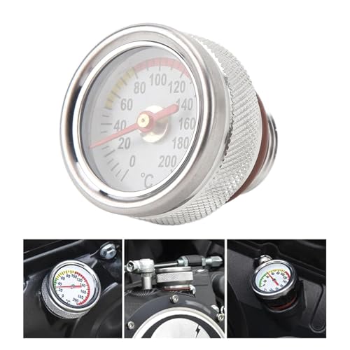 Termómetro de Aceite de Motor Resistente M20 x 1,5 Escala 0-200 Grados 5