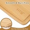 Tabla de Bambú HTB para Cocina, Tabla de Cortar de Madera, Mini 1 Pieza | Ligera, Sólida, Pequeña, de Bambú, Tablas para Sándwiches, Tablas para Servir, Desayuno, Lavable a Máquina 6