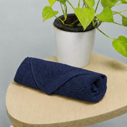 Image of HEELIUM Bamboo Face Towel | Ultra Absorbent & Odour-Free | 3X Softer Than Cotton Towels | 30 x 30 cm - 600 GSM