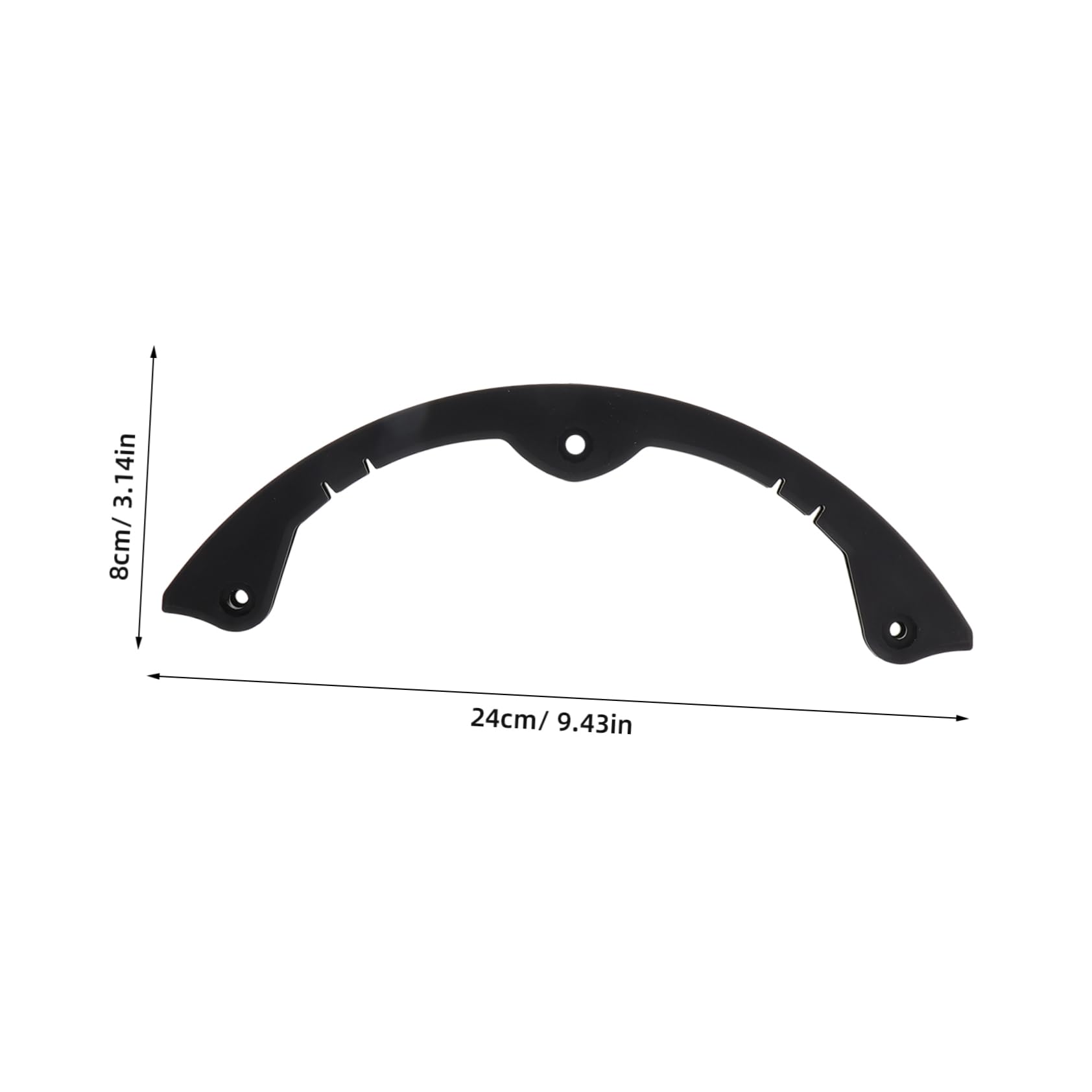 KOMBIUDA 2pezzi Protezione Bordi Snowboard Strisce Arrotondate per Longboard Skateboard Copertura Ammortizzante per Coda Punta Tavole Singole
