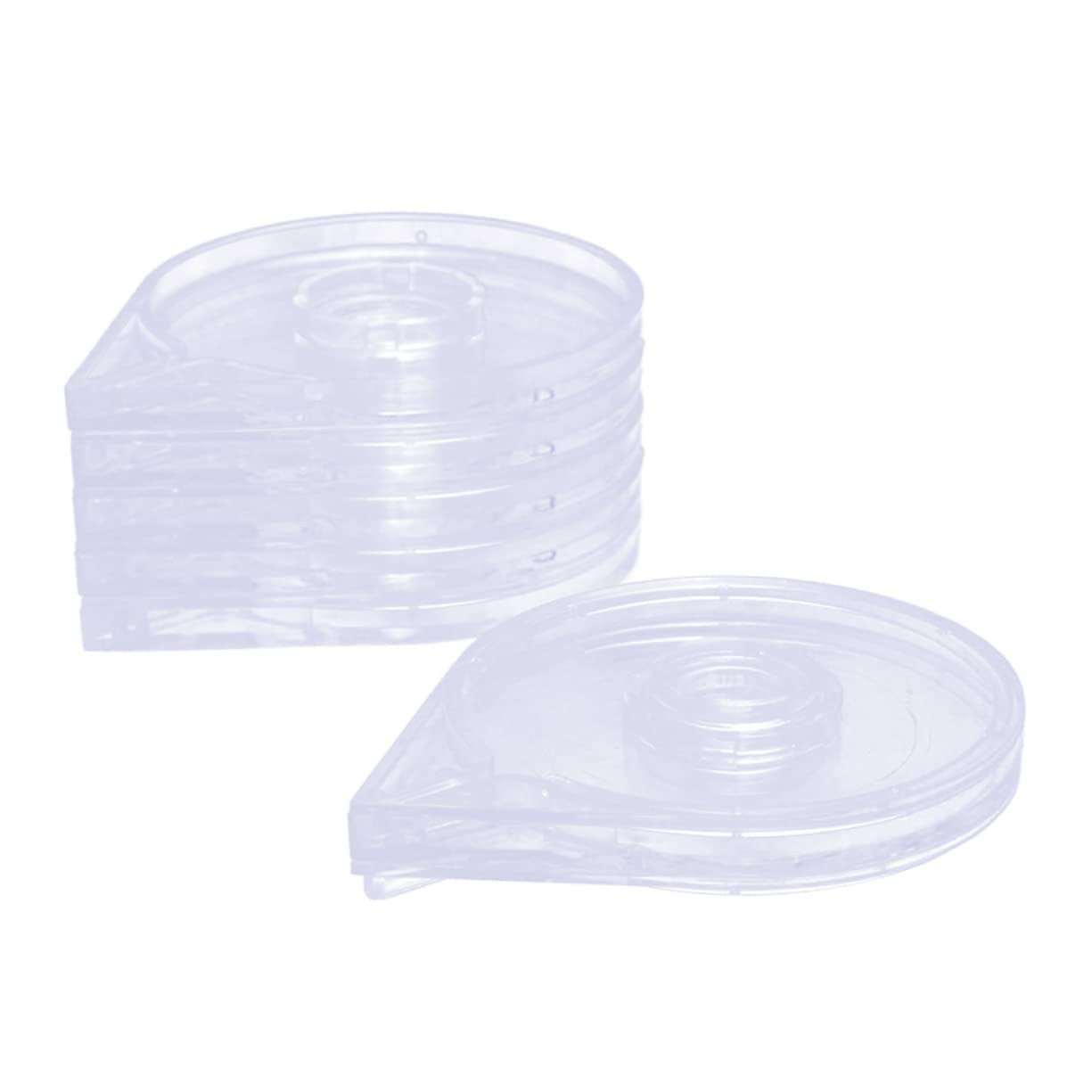 Beatifufu 2sets Nail Art Striping Tape Line Case Nail Tools and Accessories Kit 6 Striping Rollers 6pcs*2