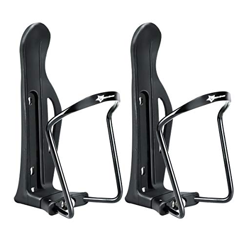 Fahrradflaschenhalter,Laelr 2er Set Ultraleichter, Robuster Fahrrad Trinkflaschenhalter aus Aluminium Getränkehalter - Universale Grösse mit Schrauben