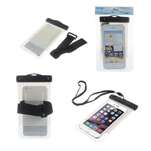 Funda armband para UTOK 470Q y brazo con bolsa impermeable blanca de playa de 10 metros 2