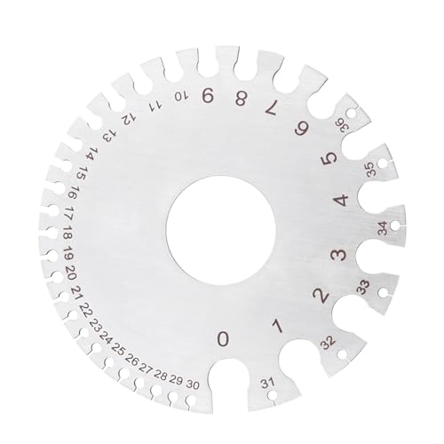 Medidor de grosor para alambres de acero inoxidable miniatura 6