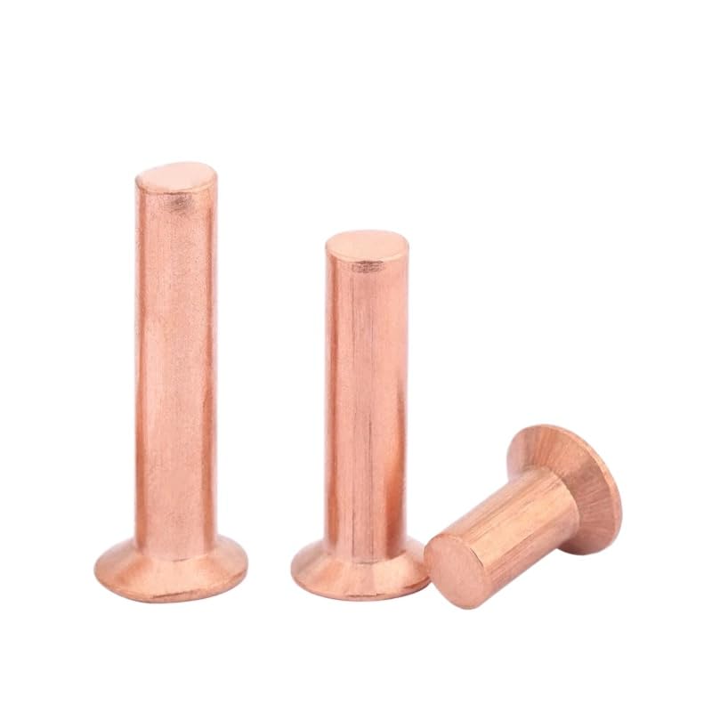 Pure Copper Countersunk Head Rivets M2 M2.5 M3 M4 M5 M6 M8 (5,M8 x 16mm)