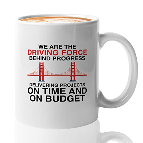 Flairy Land Civil Engineer Coffee Mug 11oz White -Force - Profesional worker real estate cosntruction Finished Master Degree College Study Phd Graduate Student Science Engineering Civil