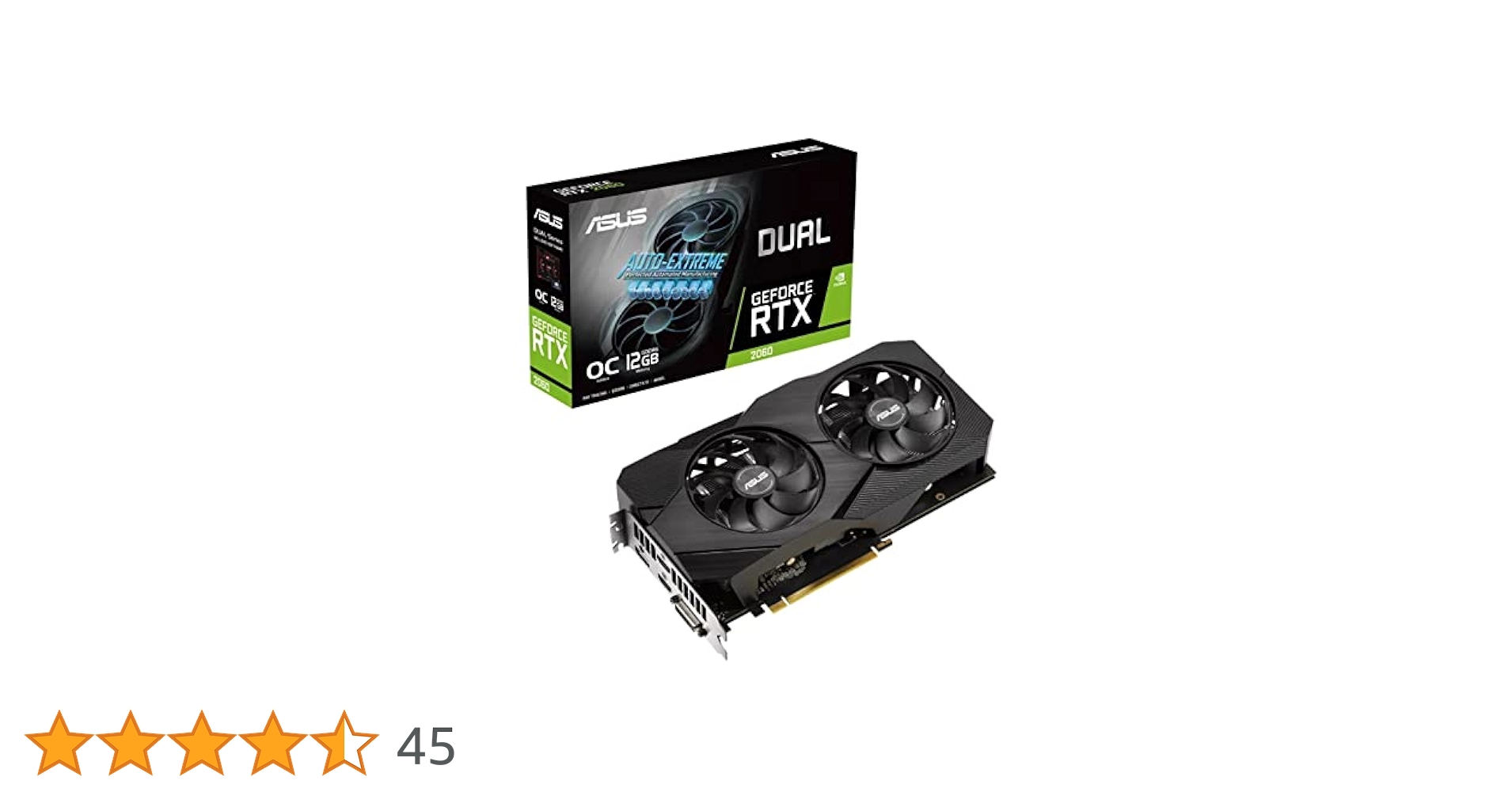 Amazon | ASUS DUAL NVIDIA GeForce RTX 2060 搭載ビデオカード