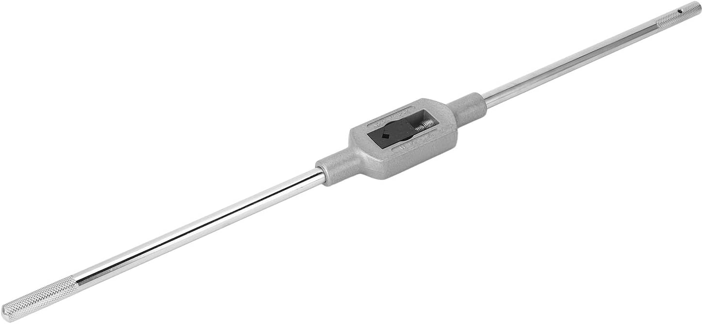 Tap Wrench Handle, Alloy Steel Thread Tap Holder, M13 32 Reamer Hand Tapping Tool with Removable Handles, and Rustproof Tap Wrench for Repair and Outdoor Work