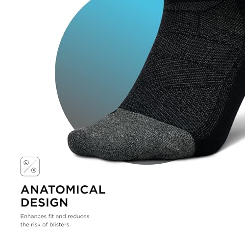 Image of Feetures Elite Light Cushion Mini Crew Sock - Sport Sock with Targeted Compression
