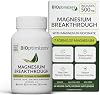Suplemento de magnesio BIOptimizers Magnesium Breakthrough con 500mg - 7 formas de magnesio: glicinato, malato, citrato y más - Apoyo natural para el sueño y la función cognitiva - 60 cápsulas - Vitaminas calmantes Cápsulas 60 unidades (Paquete de 1) 2