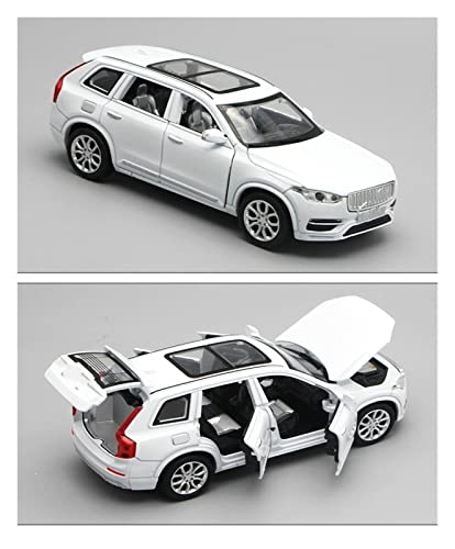 Modelo metálico a escala 1:32 para Volvo XC90 Blanco miniatura 2