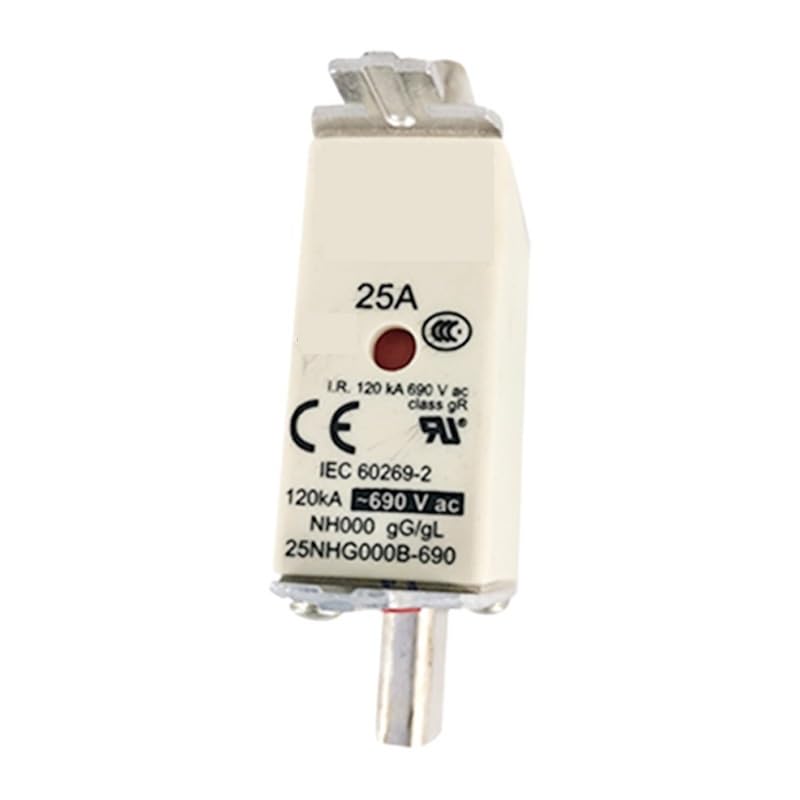 Fusible rápido de bajo Voltaje 25NHG000B-690 componente para circuitos seguros