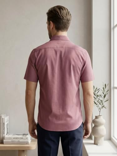 Image of Leriya Fashion Men Formal Shirts for Man Half Sleeve Polycotton Shirts