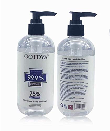 Hand Sanitizer Clean Scent 300ml/10oz Alcohol Based With Moisturuzers Kill 99.9% of Germs Pump No Rinse Foam Hand Soap